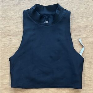 ALO Yoga Black Women's Airlift Fuse Bra Tank